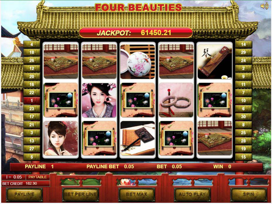 Slot Four Beauties the most popular on wolf246.com